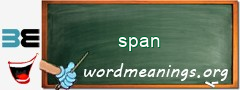 WordMeaning blackboard for span